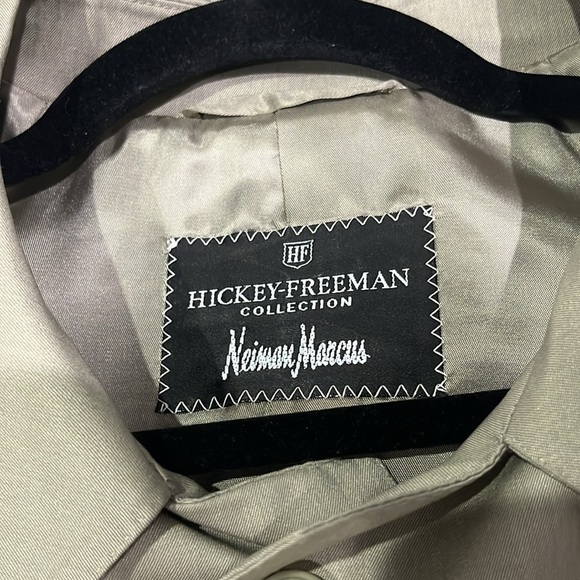 Neiman Marcus Hickey Freeman Collection Trench Coat Sz M - Picture 7 of 9